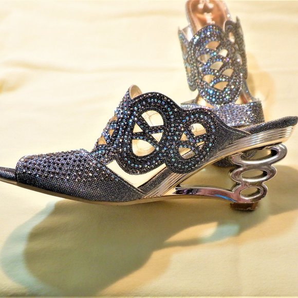 *** JOHN FASHION *** Glamorous SLIP - ONS ~ 10 - Picture 2 of 3